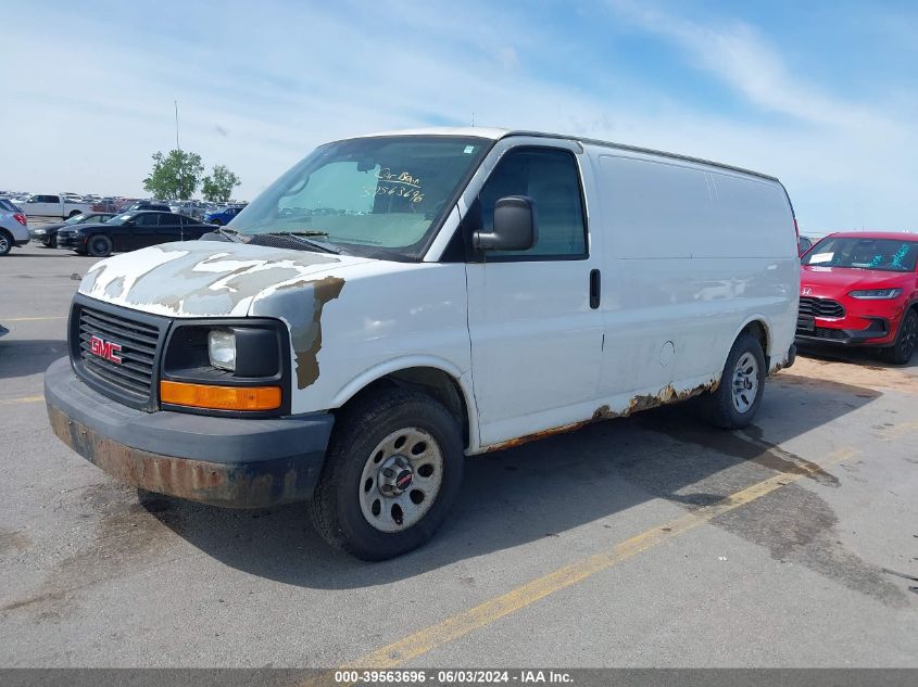 2009 GMC Savana 1500 Work Van VIN: 1GTFG15X491143607 Lot: 39563696