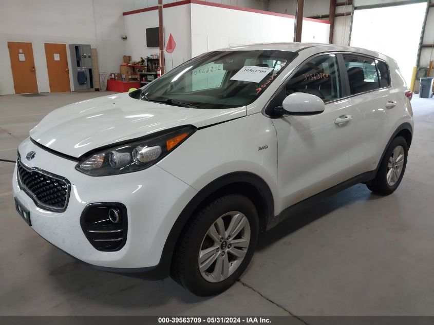 2019 Kia Sportage Lx VIN: KNDPMCAC5K7595063 Lot: 39563709