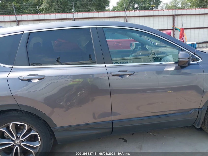 2022 HONDA CR-V 2WD EX-L - 2HKRW1H83NH400859