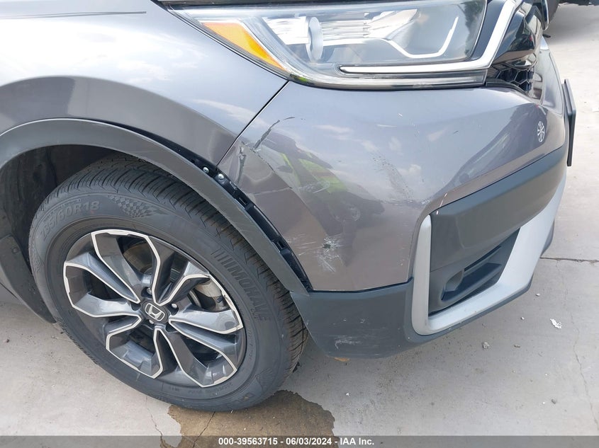 2022 HONDA CR-V 2WD EX-L - 2HKRW1H83NH400859