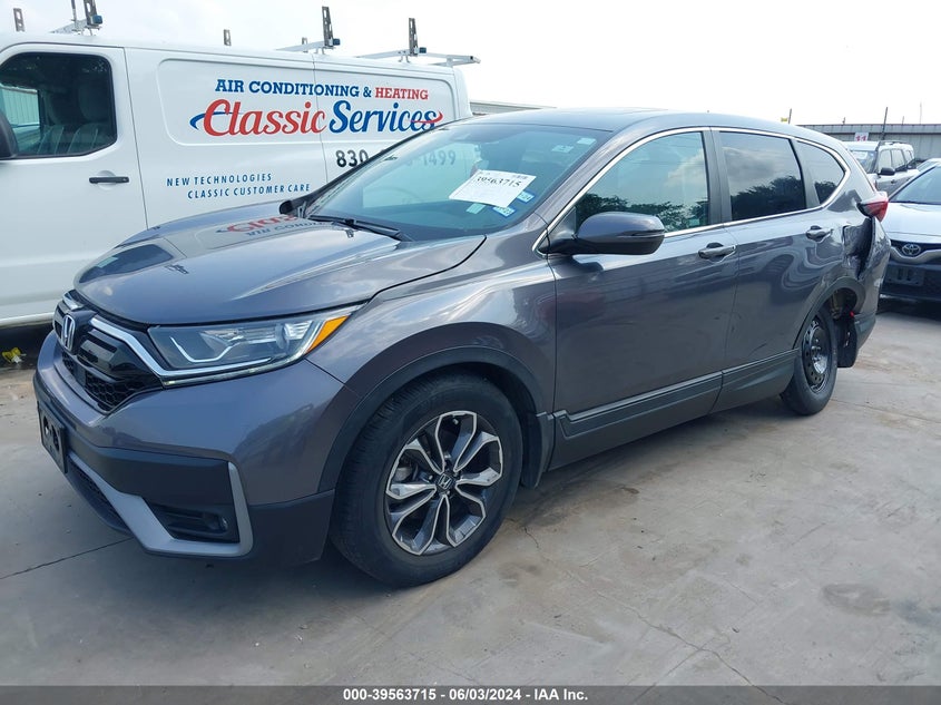 2022 HONDA CR-V 2WD EX-L - 2HKRW1H83NH400859