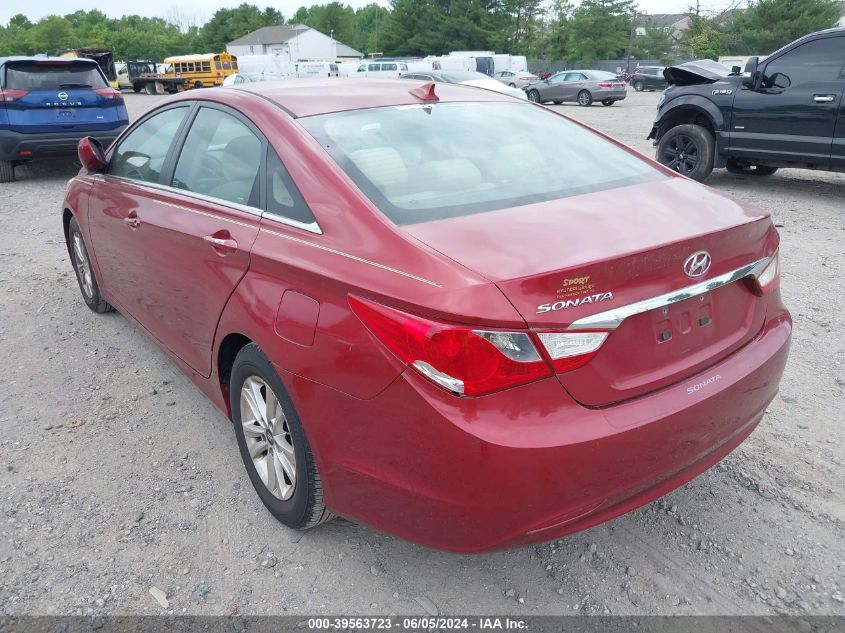 2013 Hyundai Sonata Gls VIN: 5NPEB4AC9DH696821 Lot: 39563723