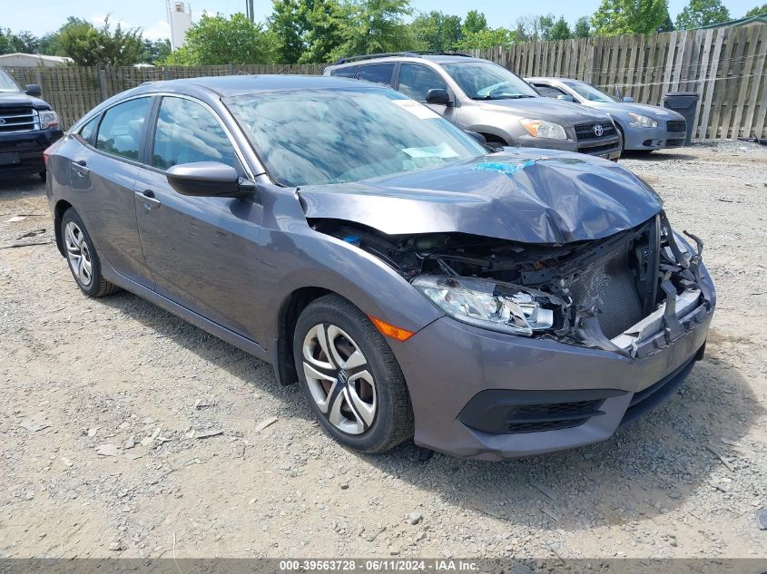 2016 Honda Civic Lx VIN: 19XFC2F55GE049471 Lot: 39563728