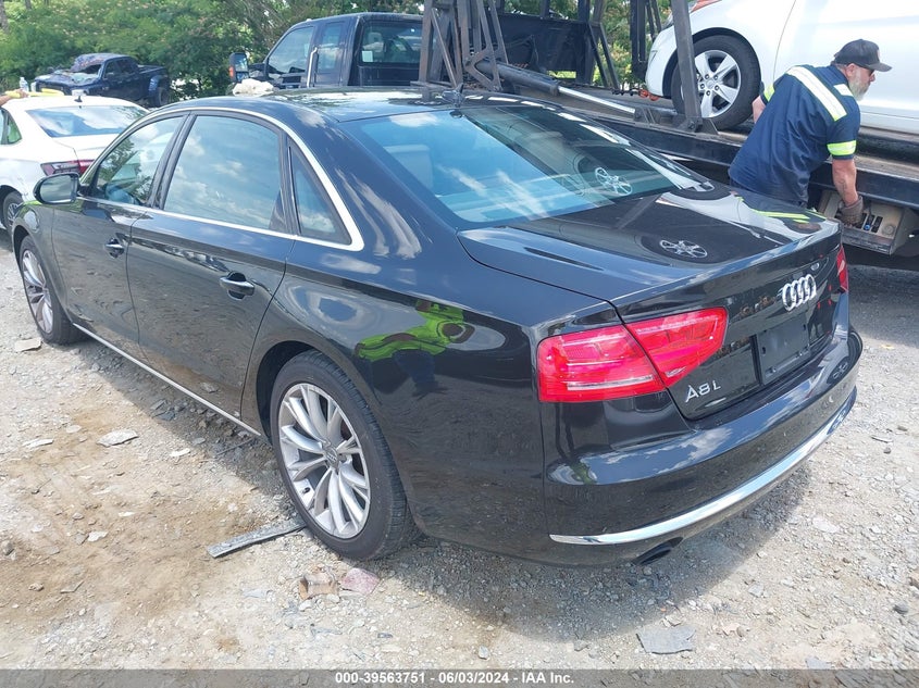 2013 Audi A8 L 3.0T VIN: WAURGAFD4DN024648 Lot: 39563751