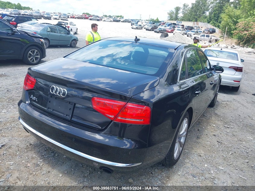 2013 Audi A8 L 3.0T VIN: WAURGAFD4DN024648 Lot: 39563751