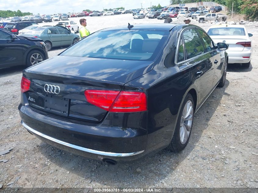 2013 Audi A8 L 3.0T VIN: WAURGAFD4DN024648 Lot: 39563751