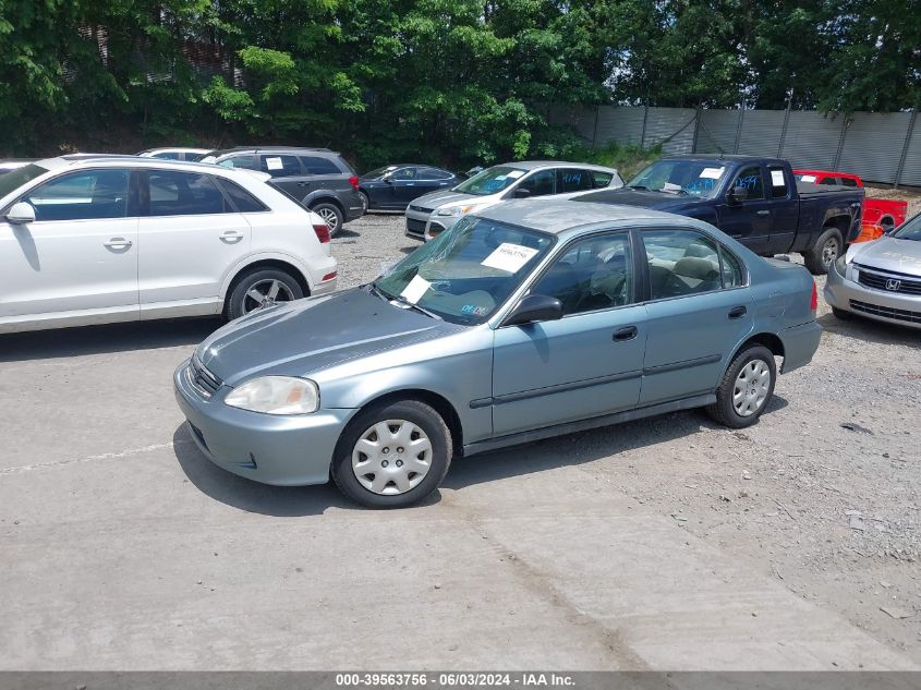 1999 Honda Civic Lx VIN: 2HGEJ6676XH575558 Lot: 39563756