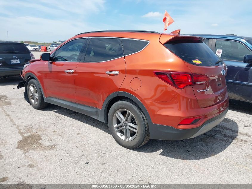 2017 Hyundai Santa Fe Sport 2.4L VIN: 5XYZU3LB6HG409975 Lot: 39563759