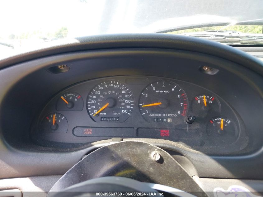 1996 Ford Mustang Gt VIN: 1FALP42X7TF226697 Lot: 39563760