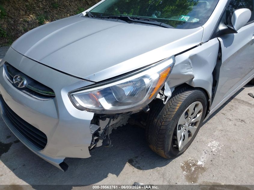 2017 Hyundai Accent Se VIN: KMHCT4AE7HU196332 Lot: 39563761