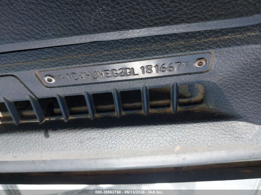 2016 Jeep Wrangler Unlimited Sahara VIN: 1C4HJWEG2GL181667 Lot: 39563768