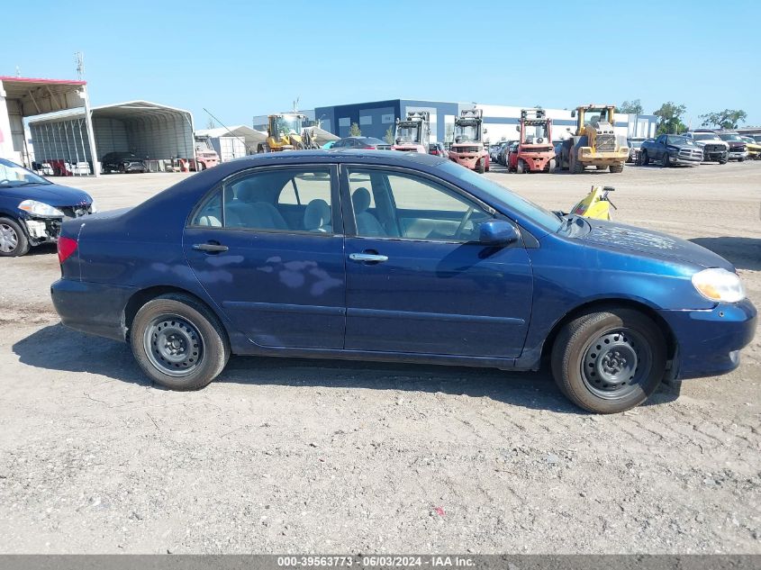 2003 Toyota Corolla Ce/Le/S VIN: 2T1BR38E93C118610 Lot: 39563773