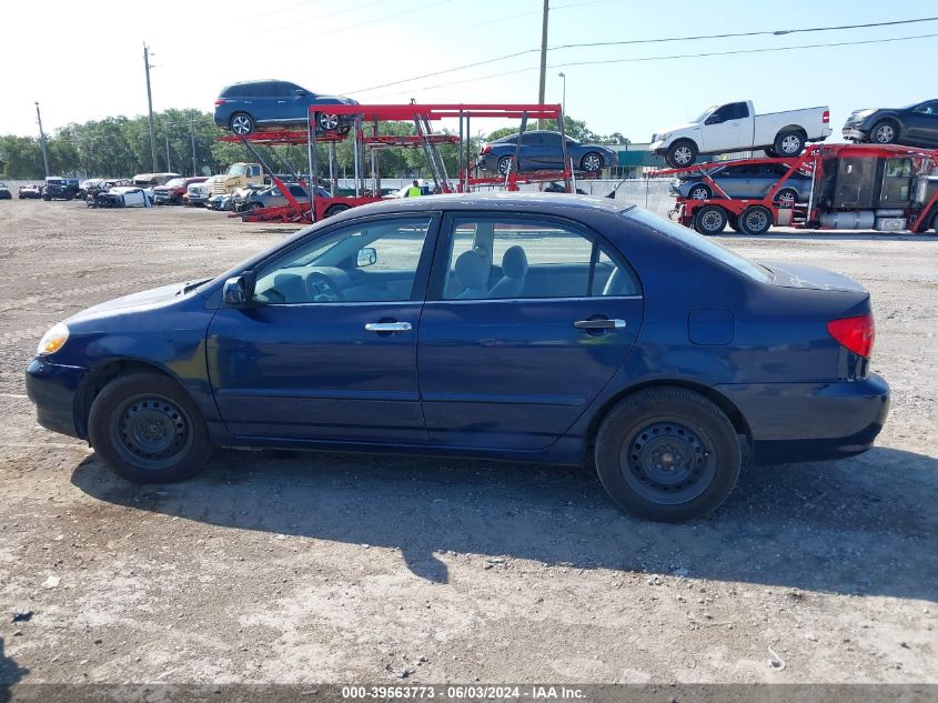 2003 Toyota Corolla Ce/Le/S VIN: 2T1BR38E93C118610 Lot: 39563773
