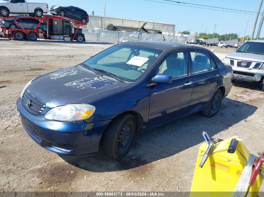 2003 Toyota Corolla Ce/Le/S VIN: 2T1BR38E93C118610 Lot: 39563773