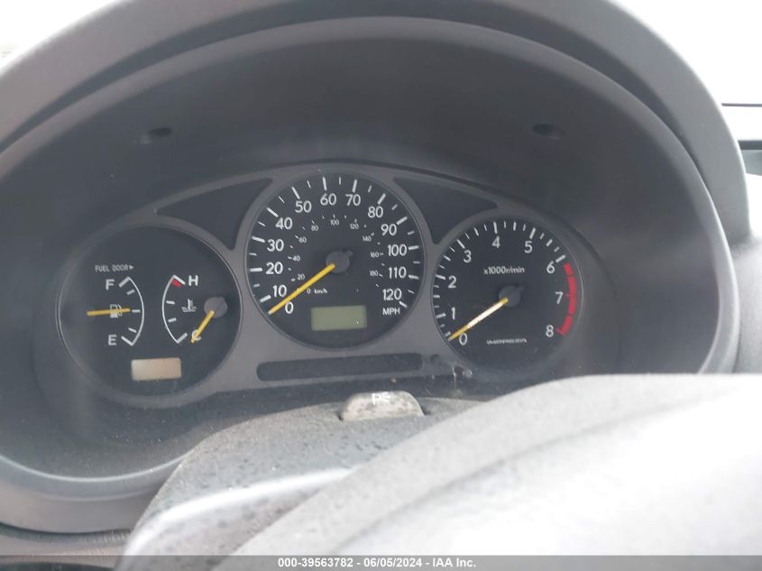 2002 Subaru Impreza Outback Sport VIN: JF1GG68522G800490 Lot: 39563782