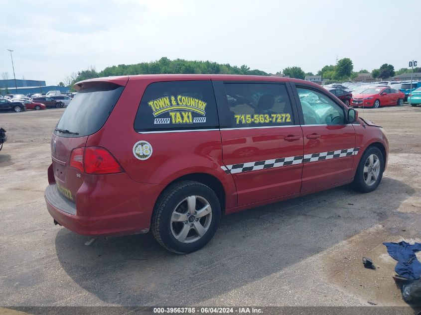 2010 Volkswagen Routan Se VIN: 2V4RW3D14AR189274 Lot: 39563785