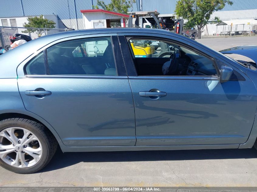2012 Ford Fusion Se VIN: 3FAHP0HA8CR135460 Lot: 39563799