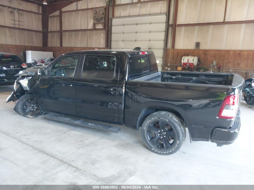 2021 Ram 1500 Big Horn 4X4 5'7 Box VIN: 1C6RRFFG9MN723320 Lot: 39563802