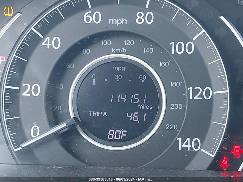 2014 Honda Cr-V Ex-L VIN: 2HKRM3H73EH512151 Lot: 39563816