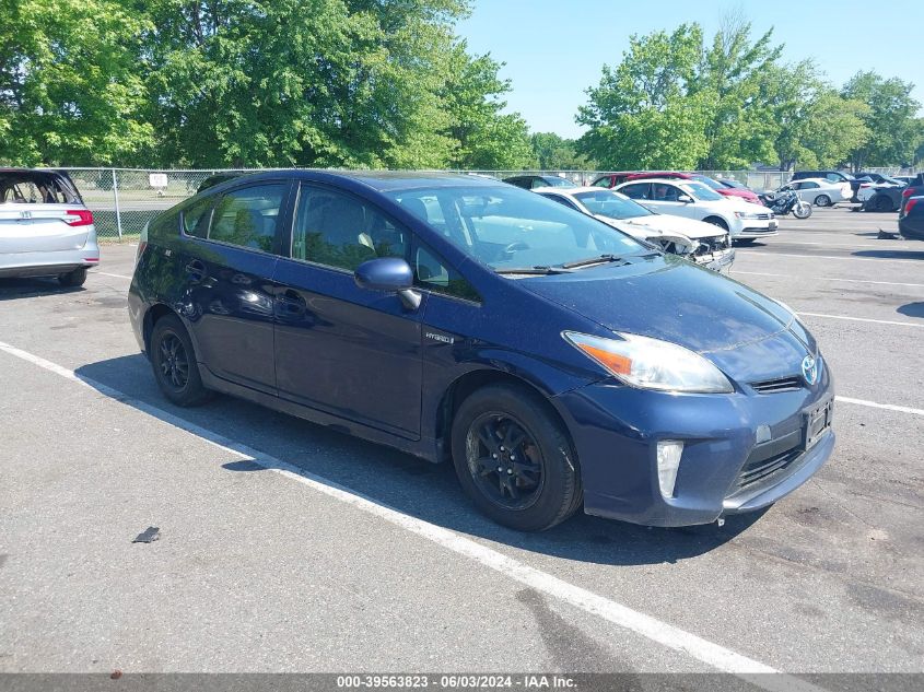 2014 Toyota Prius Two VIN: JTDKN3DU7E0385993 Lot: 39563823