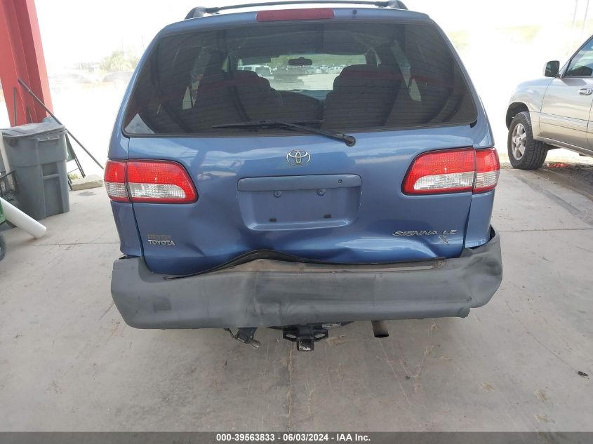 2002 Toyota Sienna Le VIN: 4T3ZF13C72U432973 Lot: 39563833