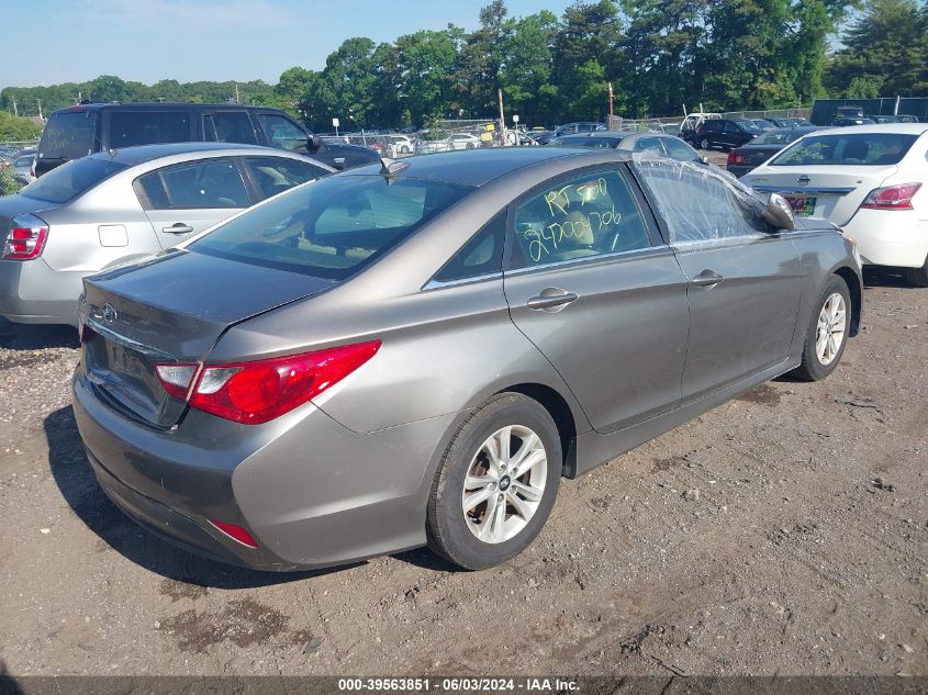 VIN 5NPEB4AC2EH888132 2014 Hyundai Sonata, Gls no.4