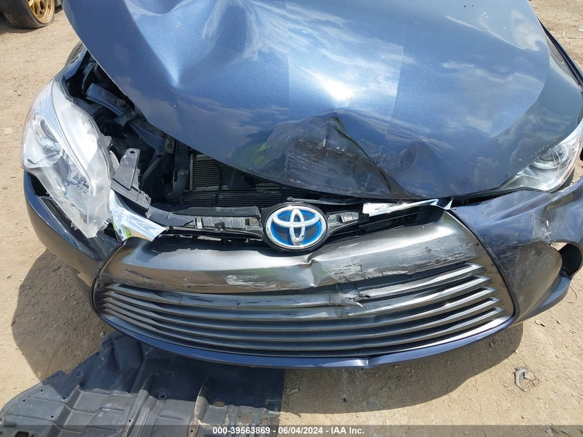 2016 Toyota Camry Hybrid Le VIN: 4T1BD1FK1GU190952 Lot: 39563869