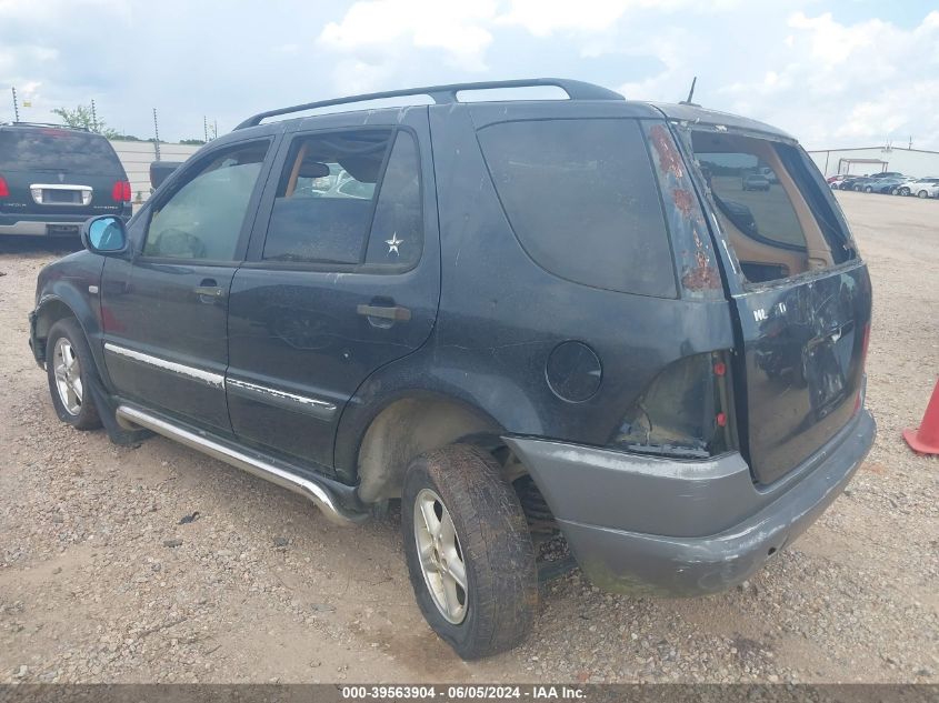 1999 Mercedes-Benz Ml 320 VIN: 4JGAB54E0XA076755 Lot: 39563904