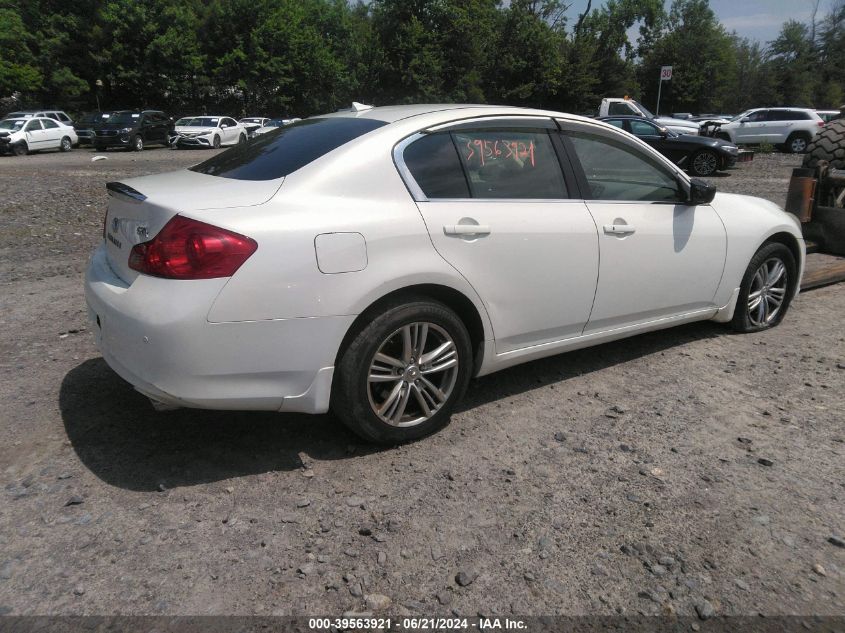 2012 Infiniti G37X VIN: JN1CV6AR2CM978188 Lot: 39563921