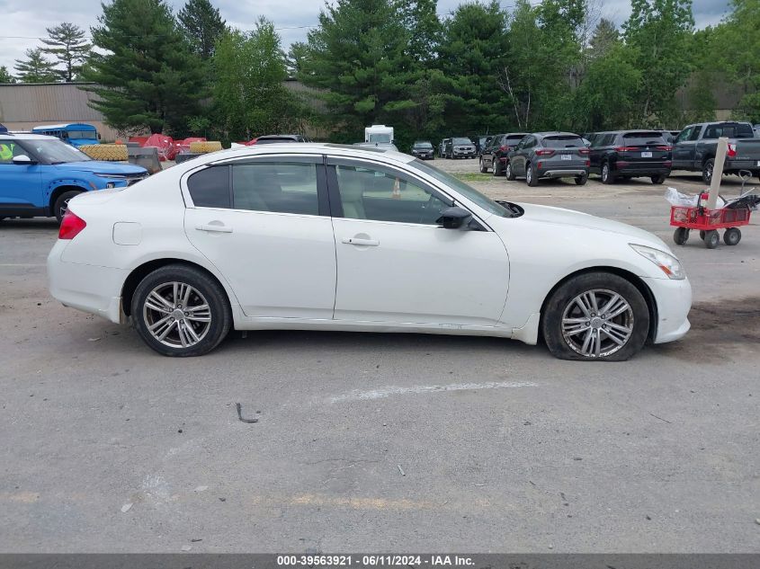 2012 Infiniti G37X VIN: JN1CV6AR2CM978188 Lot: 39563921