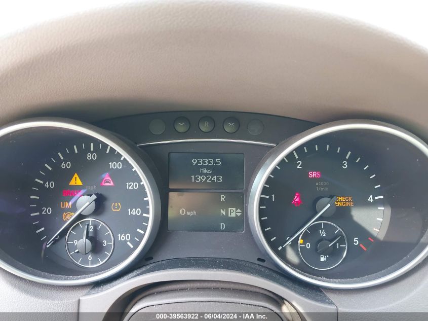 2008 Mercedes-Benz Ml 320 Cdi 4Matic VIN: 4JGBB22E18A437725 Lot: 39563922