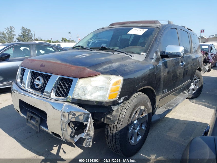 2007 Nissan Armada Le VIN: 5N1AA08A67N706140 Lot: 39563934