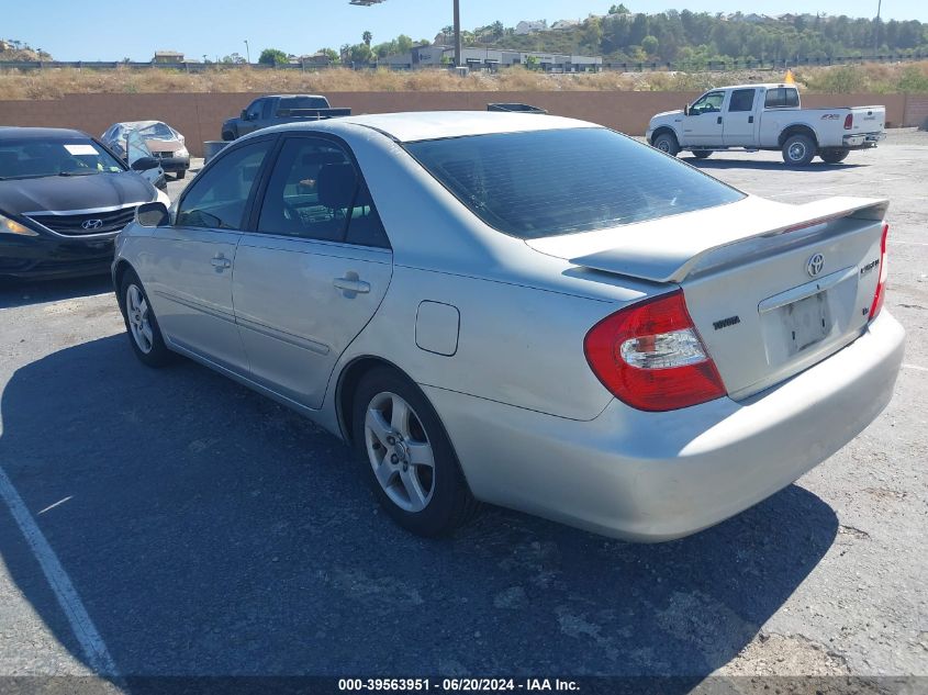 2002 Toyota Camry Se V6 VIN: 4T1BF30K12U508060 Lot: 39563951