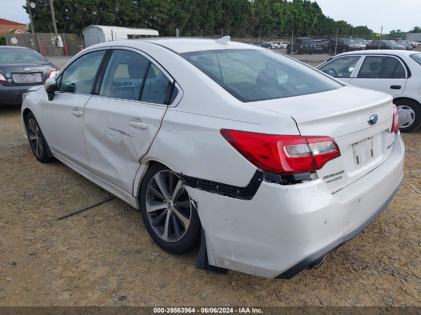 2018 Subaru Legacy 2.5I Limited VIN: 4S3BNAN62J3015497 Lot: 39563964