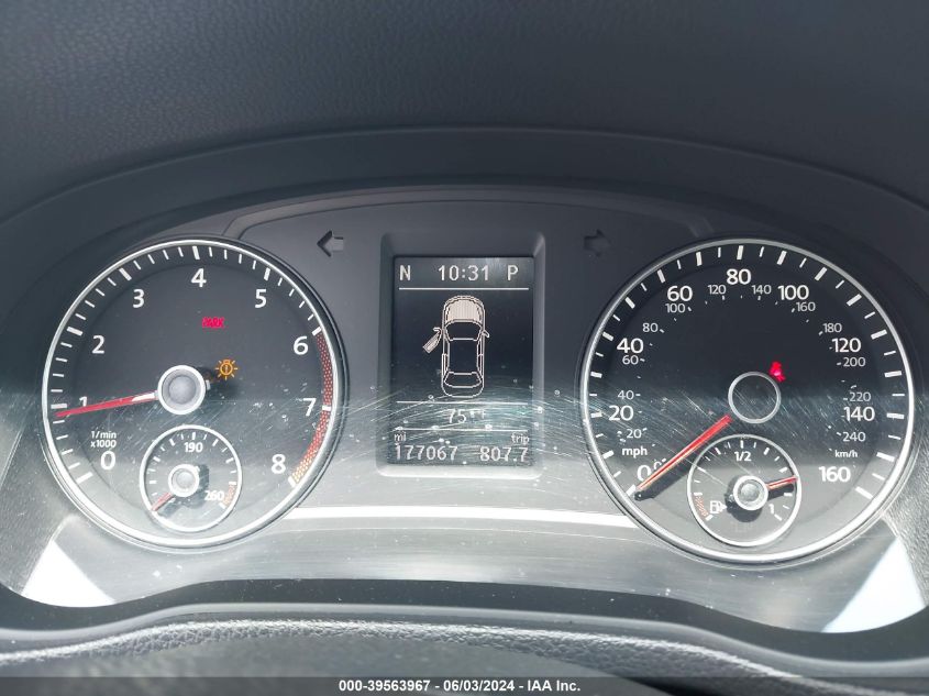 2014 Volkswagen Passat 1.8T Se VIN: 1VWBT7A34EC104480 Lot: 39563967