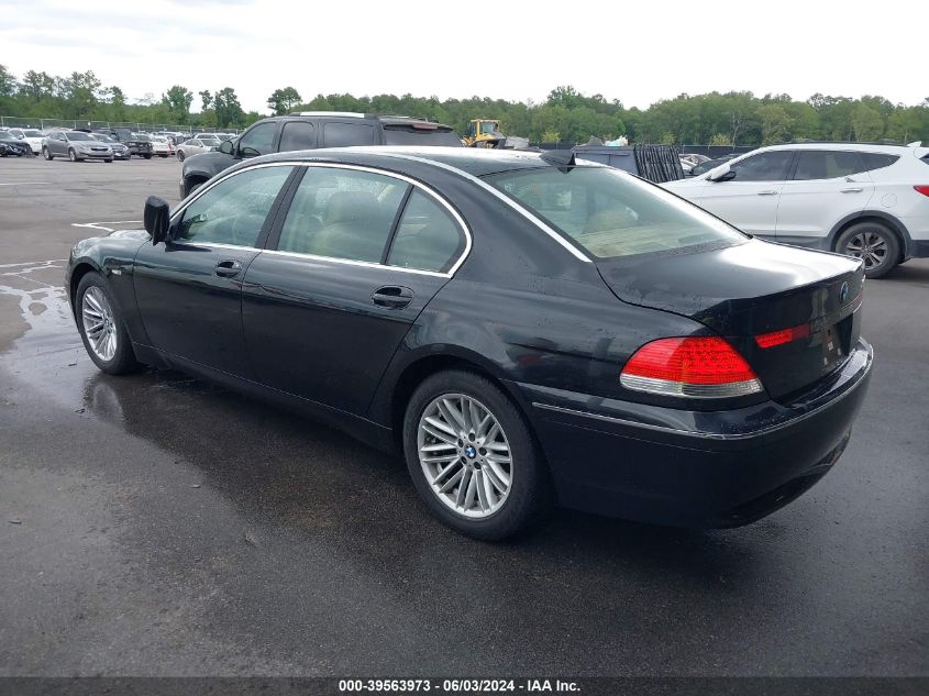 2004 BMW 745Li VIN: WBAGN63474DS47528 Lot: 39563973