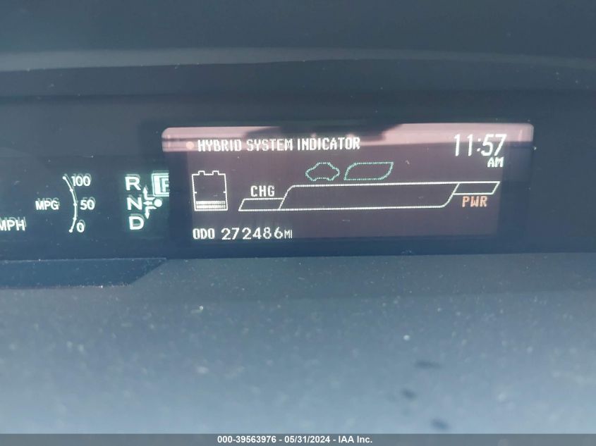 2012 Toyota Prius Two VIN: JTDKN3DU5C1552679 Lot: 39563976