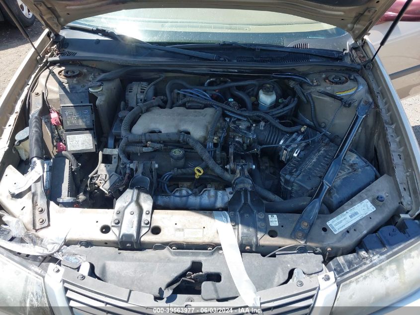 2000 Chevrolet Impala VIN: 2G1WF52E7Y9153516 Lot: 39563977