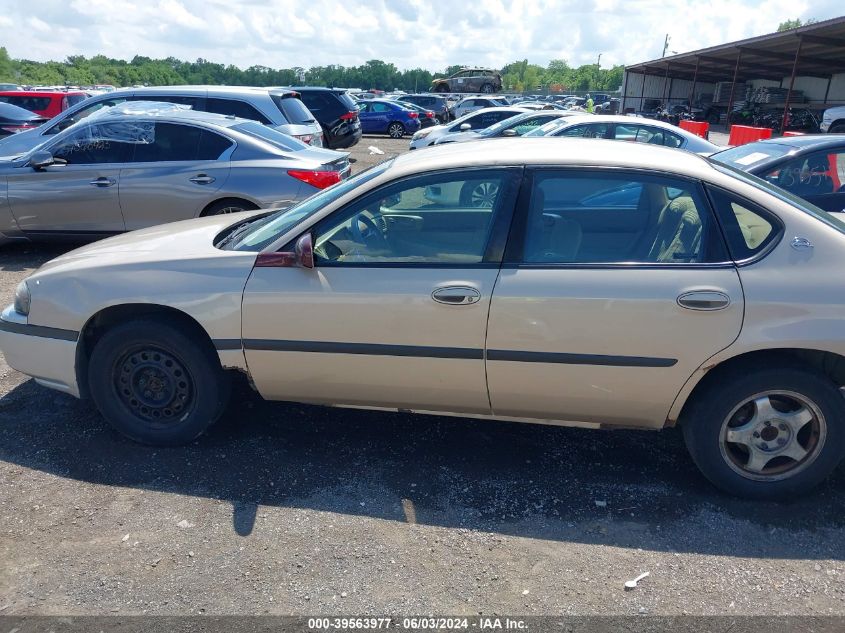 2000 Chevrolet Impala VIN: 2G1WF52E7Y9153516 Lot: 39563977