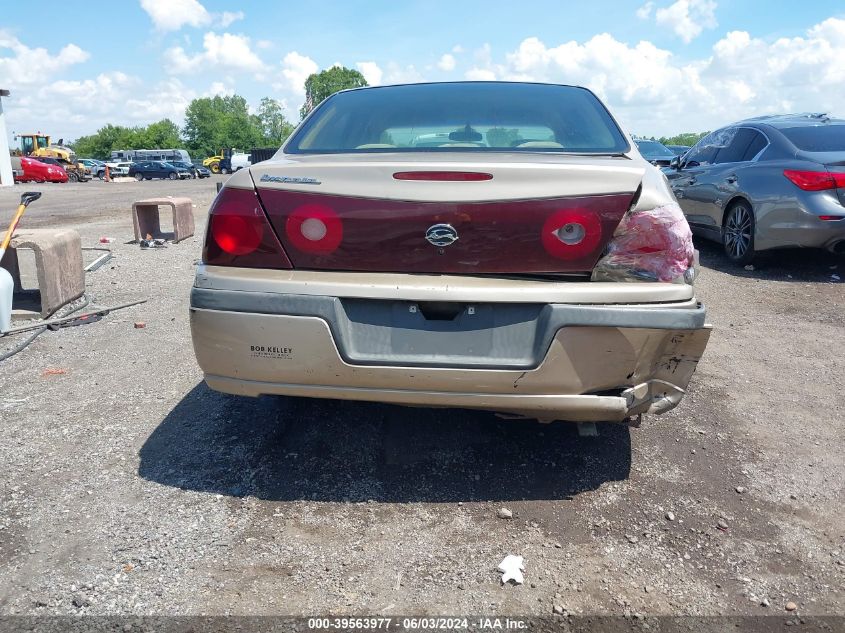 2000 Chevrolet Impala VIN: 2G1WF52E7Y9153516 Lot: 39563977