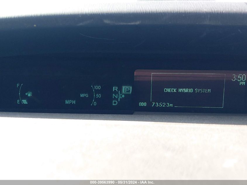 2010 Toyota Prius Iii VIN: JTDKN3DU8A0185022 Lot: 39563990