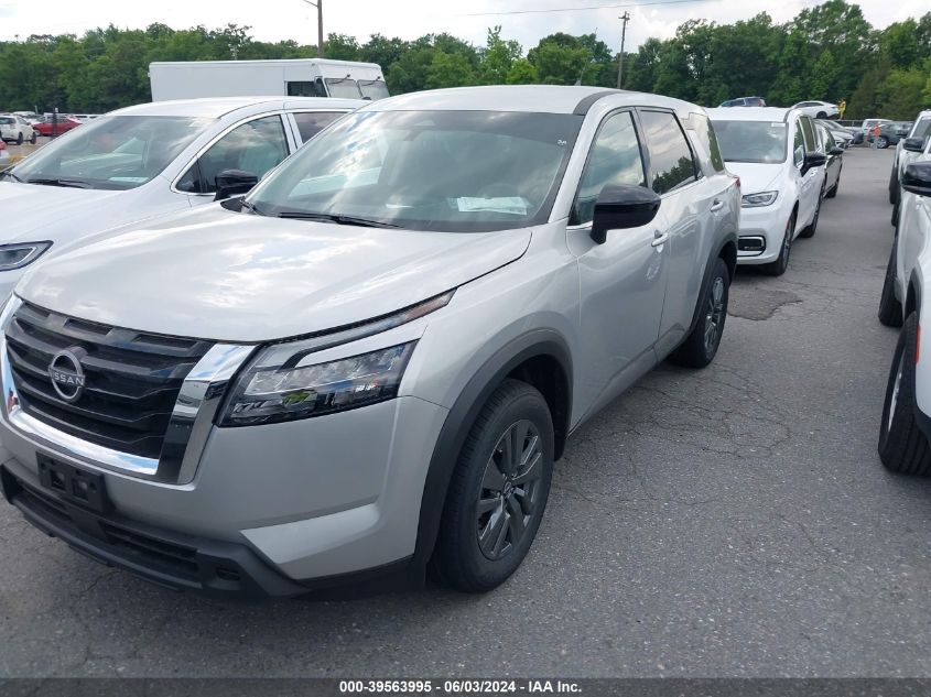 2024 Nissan Pathfinder S VIN: 5N1DR3AC8RC252703 Lot: 39563995