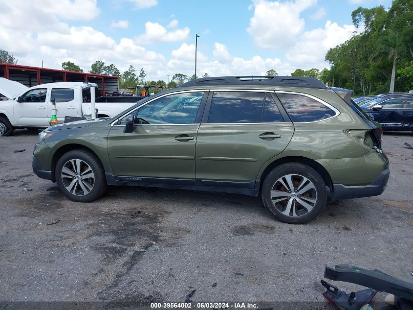 2019 Subaru Outback 2.5I Limited VIN: 4S4BSANC3K3338968 Lot: 39564002