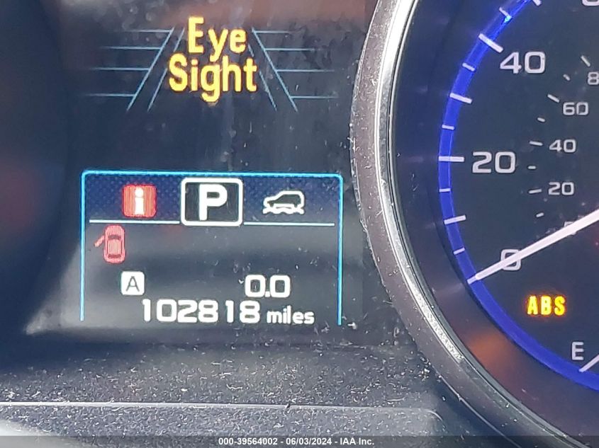 2019 SUBARU OUTBACK 2.5I LIMITED - 4S4BSANC3K3338968