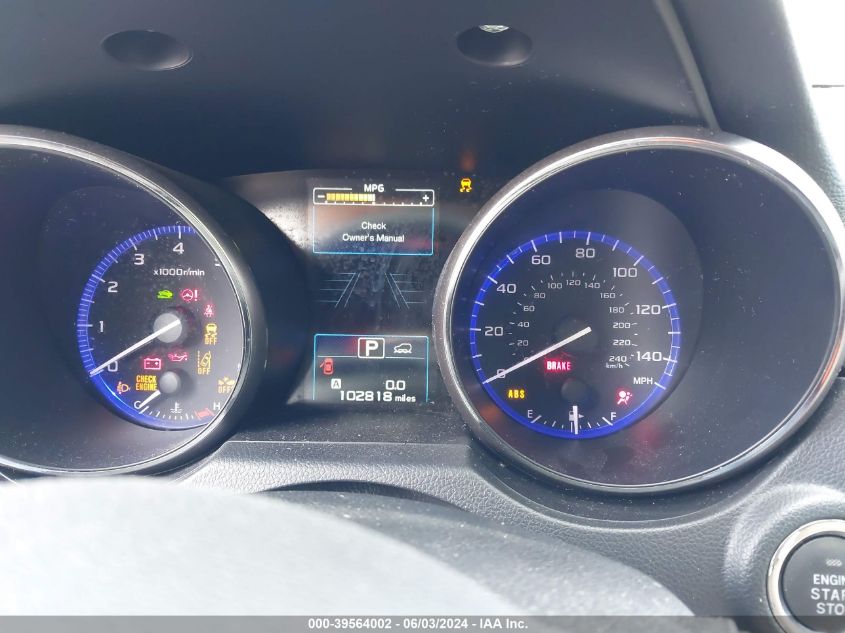 2019 SUBARU OUTBACK 2.5I LIMITED - 4S4BSANC3K3338968