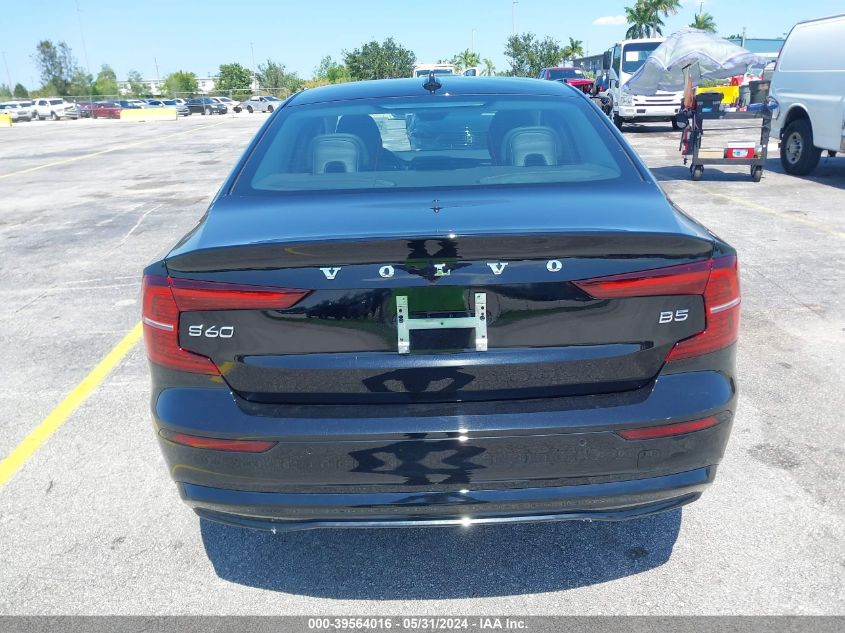 2024 Volvo S60 B5 Plus Dark Theme VIN: 7JRL12FL2RG304010 Lot: 39564016