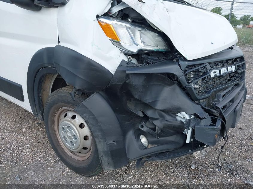 2023 Ram Promaster 2500 High Roof 159 Wb VIN: 3C6LRVDG2PE542295 Lot: 39564037