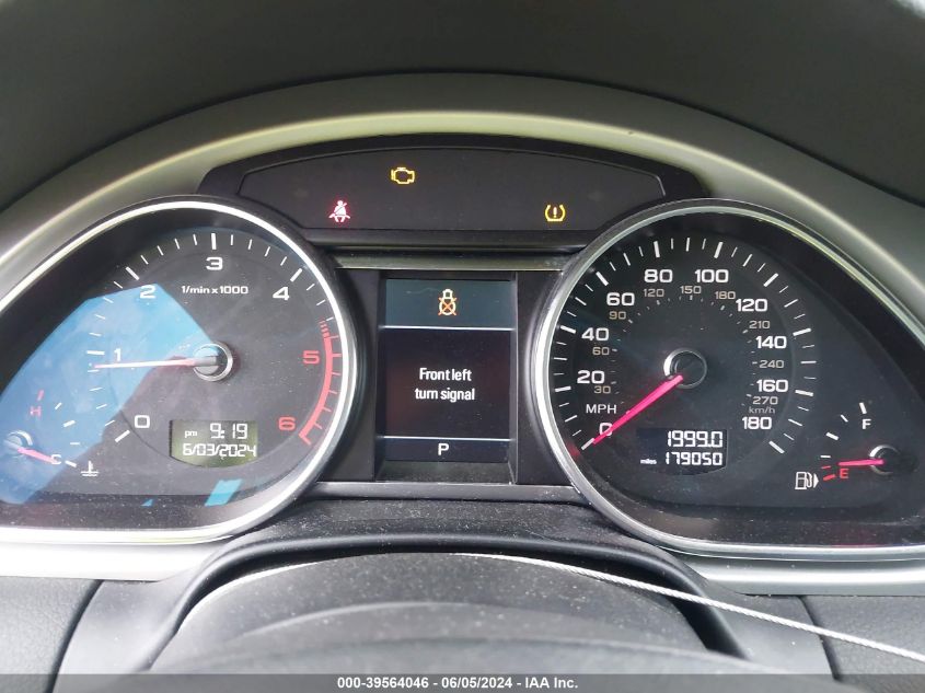 2013 Audi Q7 3.0 Tdi Premium VIN: WA1LMAFE4DD009576 Lot: 39564046