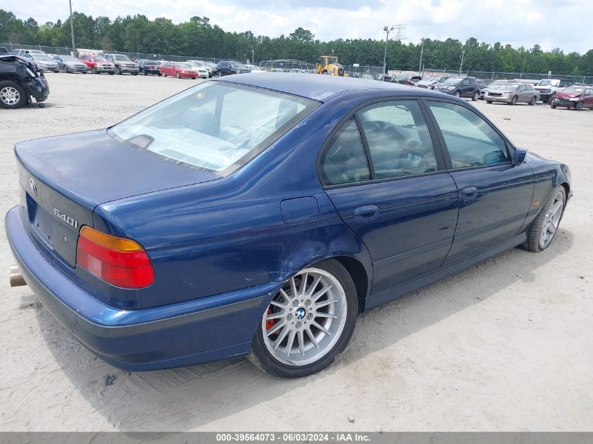 1999 BMW 540Ia VIN: WBADN633XXGM62835 Lot: 39564073