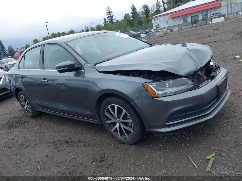 2017 Volkswagen Jetta 1.4T Se VIN: 3VWDB7AJ2HM380881 Lot: 39564075